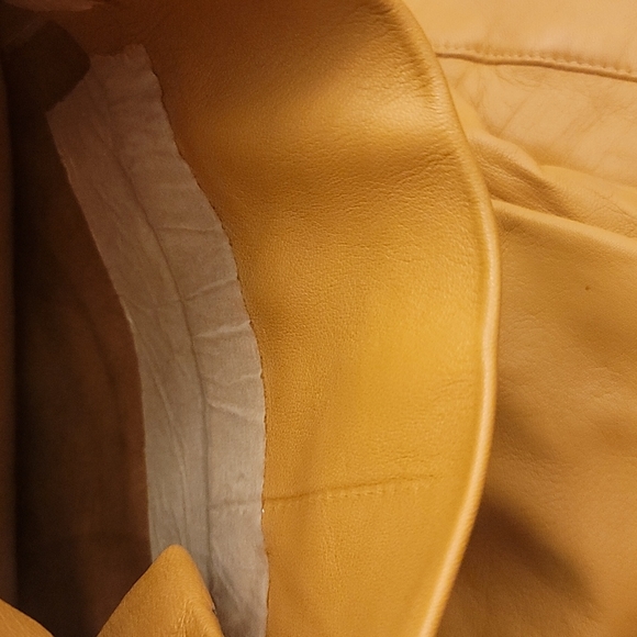 Tan Leather pant and jacket. - Picture 9 of 9